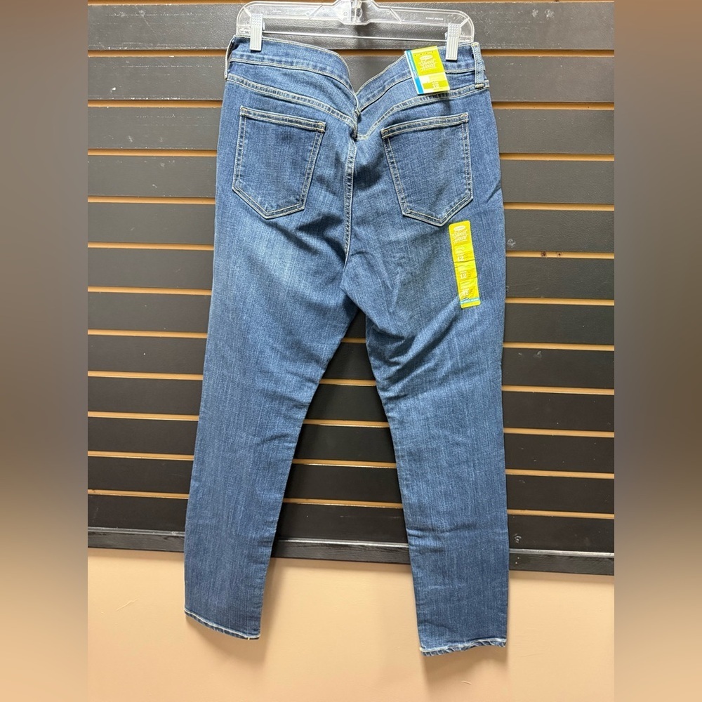 Old Navy Sweetheart Skinny Jeans Womens 12 Short Mid Rise Stretch Denim NWT - Picture 4 of 5
